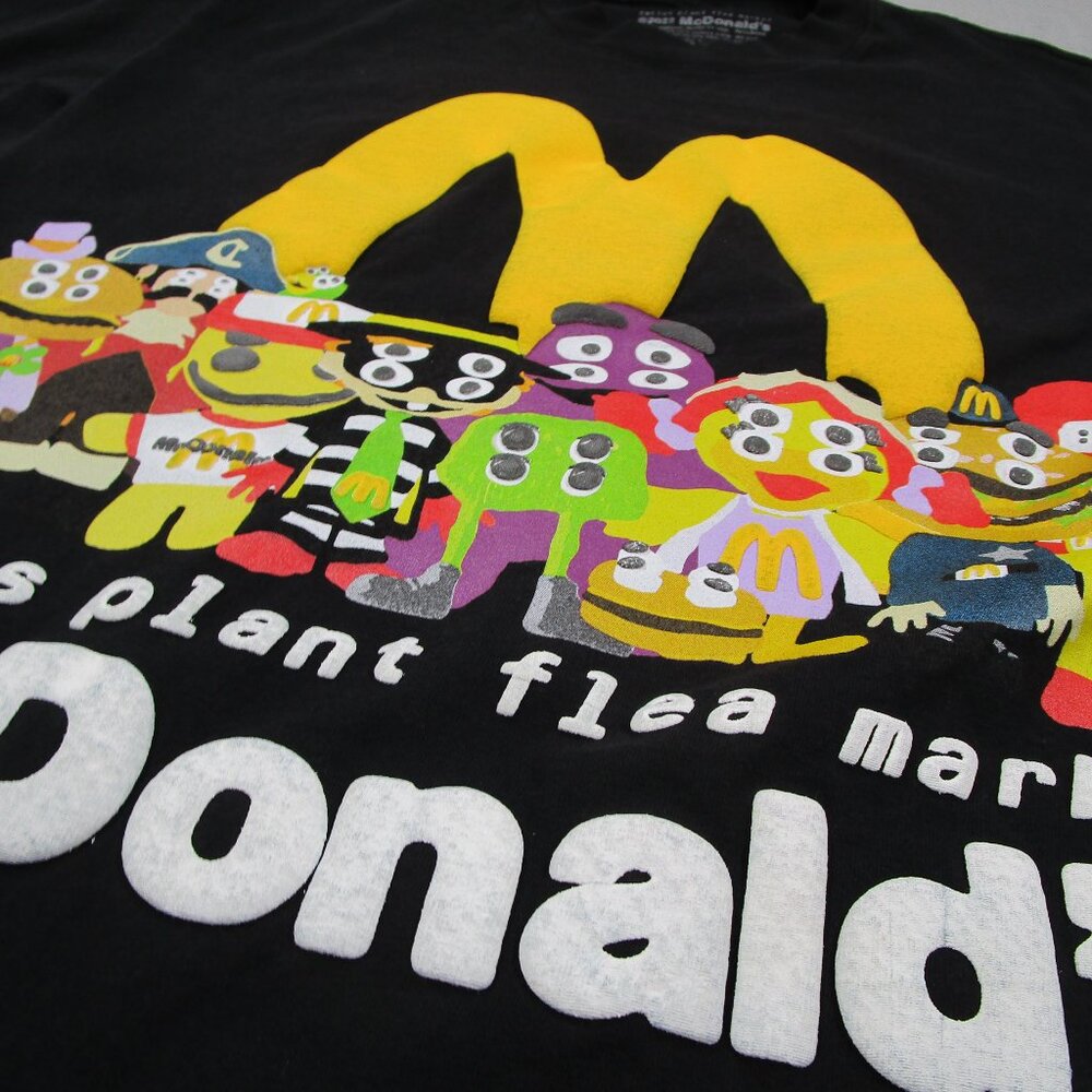 Cactus Plant Flea Market Shirt Mens Small Black McDonald's Graphic Tee - Picture 2 of 8
